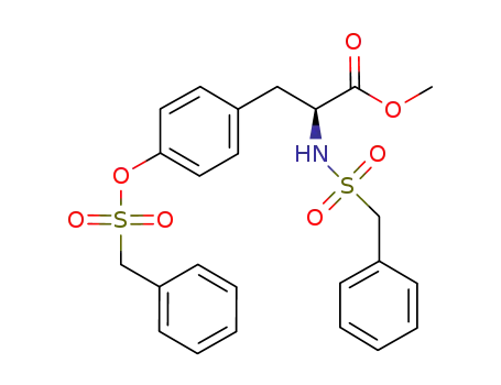 L-Tyrosine, N-[(phenylmethyl)sulfonyl]-, methyl ester,benzenemethanesulfonate (ester)