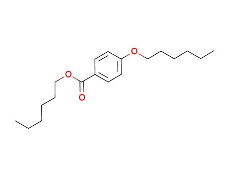 Molecular Structure of 111222-69-6 (n-hexyl 4-(hexyloxy)benzoate)