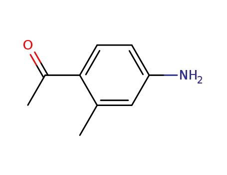 Molecular Structure of 38177-98-9 (Ethanone, 1-(4-amino-2-methylphenyl)- (9CI))