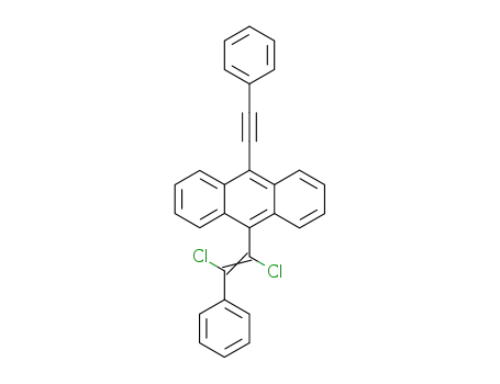 9-(α,β-dichloro-styryl)-10-phenylethynyl-anthracene
