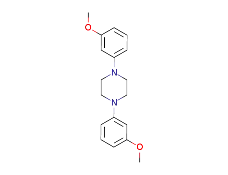 Molecular Structure of 3367-50-8 (Piperazine, 1,4-bis(3-methoxyphenyl)-)