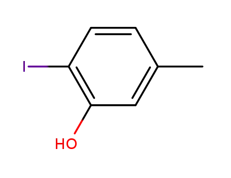 Molecular Structure of 35928-80-4 (2-Iodo-5-methyl-phenol)