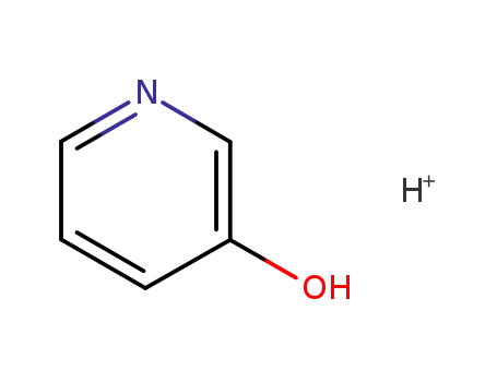 Molecular Structure of 33825-36-4 (3-hydroxy-(1H)-pyridinium cation)
