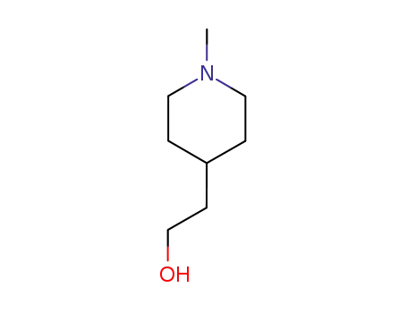 Molecular Structure of 21156-84-3 (1-Methyl-4-(hydroxyethyl)piperidine)