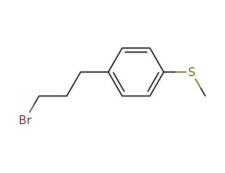 Molecular Structure of 1057678-77-9 ((4-(3-bromopropyl)phenyl)(methyl)sulfane)