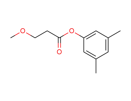 Molecular Structure of 133604-77-0 (3,5-dimethylphenyl 3-methoxypropionate)