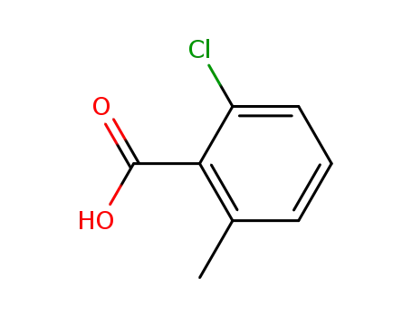 Molecular Structure of 21327-86-6 (2-CHLORO-6-METHYLBENZOIC ACID)