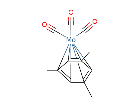 Molecular Structure of 12089-15-5 (Molybdenum,tricarbonyl[(1,2,3,4,5,6-h)-1,3,5-trimethylbenzene]- (9CI))