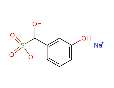 Molecular Structure of 19473-06-4 (Sodium; hydroxy-(3-hydroxy-phenyl)-methanesulfonate)