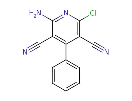 2-Amino-6-chloro-4-phenylpyridine-3,5-dicarbonitrile
