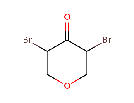 3,5-dibromo-tetrahydro-pyran-4-one
