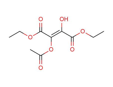 Molecular Structure of 114352-39-5 (acetoxy-hydroxy-fumaric acid diethyl ester)