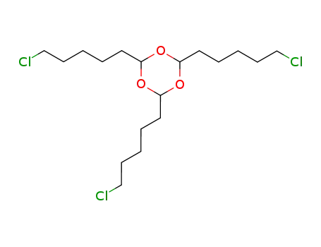 1,3,5-Trioxane, 2,4,6-tris(5-chloropentyl)-