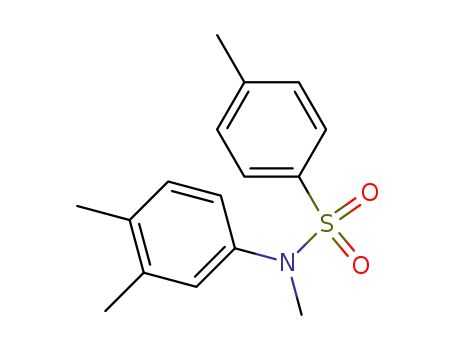 Molecular Structure of 408508-82-7 (N-(3,4-Dimethylphenyl)-N,4-dimethyl-benzenesulfonamide)
