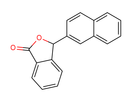 Molecular Structure of 107796-83-8 (1(3H)-Isobenzofuranone, 3-(2-naphthalenyl)-)