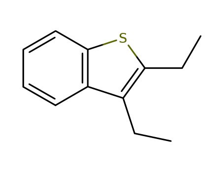 Molecular Structure of 54789-20-7 (2,3-Diethylbenzo[b]thiophene)