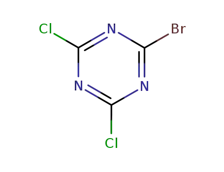 Molecular Structure of 854450-65-0 (2-bromo-4,6-dichloro-1,3,5-triazine)