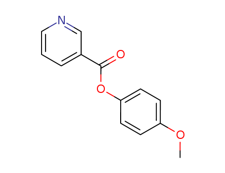 3-Pyridinecarboxylic acid, 4-methoxyphenyl ester