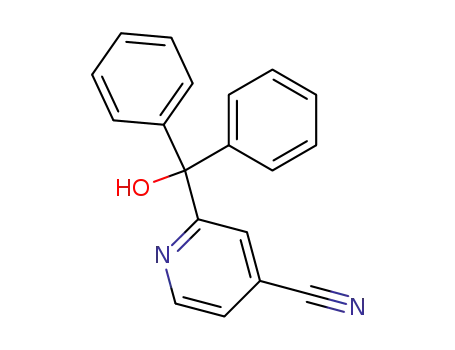 2-(α-Hydroxydiphenylmethyl)pyridine-4-carbonitrile