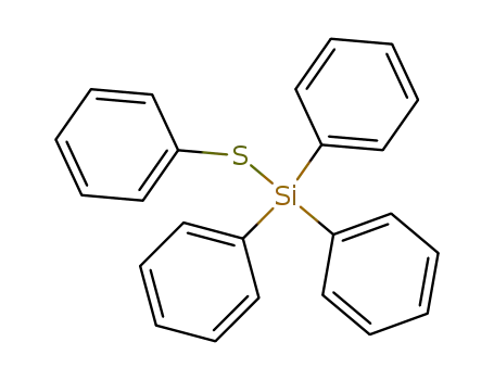 Molecular Structure of 64451-46-3 (Silane, triphenyl(phenylthio)-)