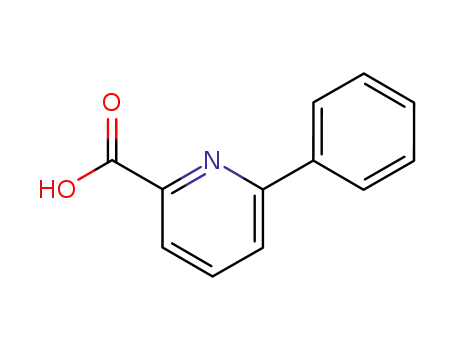Molecular Structure of 39774-28-2 (6-Phenylpyridine-2-carboxylic acid)