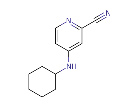 4-(Cyclohexylamino)-2-pyridinecarbonitrile