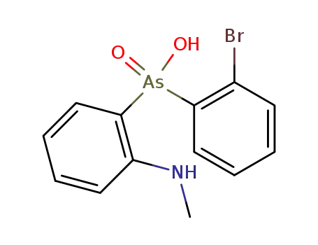 (2-bromo-phenyl)-(2-methylamino-phenyl)-arsinic acid