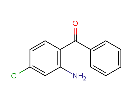 Molecular Structure of 4076-50-0 (2-AMINO-4'-CHLOROBENZOPHENONE)