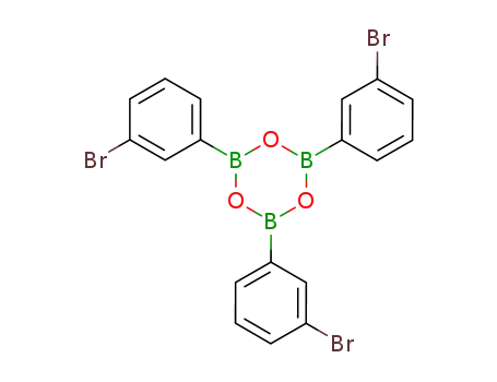 Molecular Structure of 98527-70-9 (tris(3-bromo phenyl)boroxine)