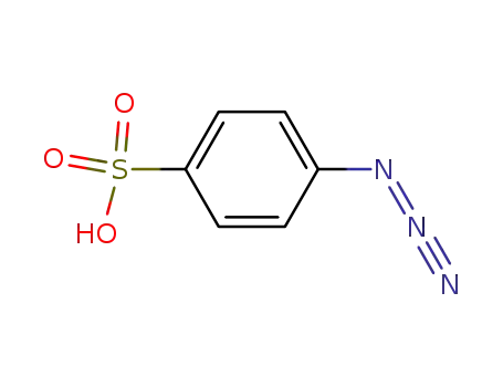 Molecular Structure of 24541-45-5 (Benzenesulfonic acid, 4-azido-)