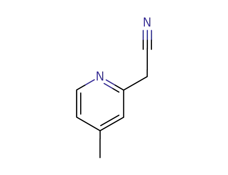 Molecular Structure of 38746-50-8 (2-(4-Methylpyridin-2-yl)acetonitrile)