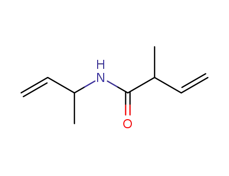Molecular Structure of 136649-76-8 (2-Methyl-but-3-enoic acid (1-methyl-allyl)-amide)