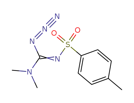 Molecular Structure of 13750-34-0 (N-<Azido(dimethylamino)methylen>-p-toluolsulfonamid)