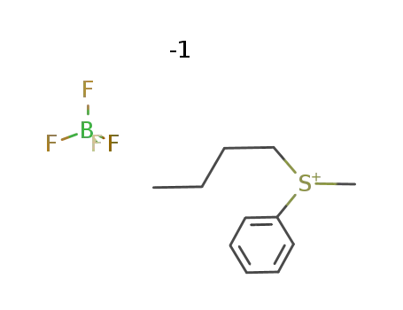 phenylmethyl-n-butylsulfonium fluoroborate