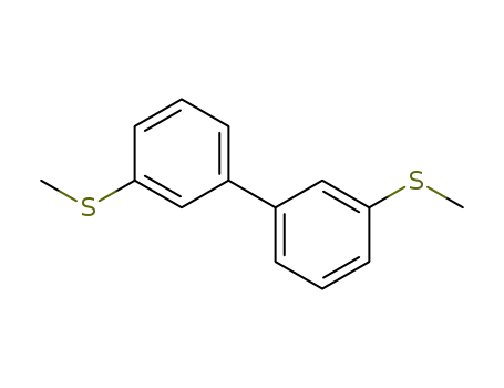 Molecular Structure of 10075-91-9 (3,3'-di(methylthio)biphenyl)