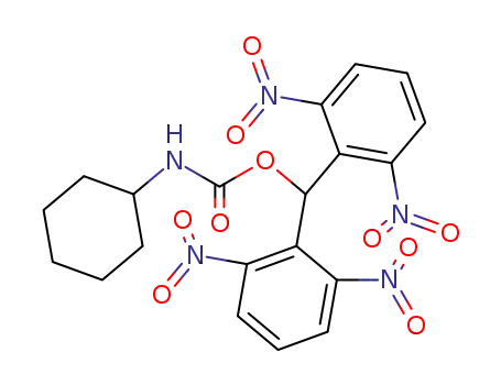 N-<<(2,6-dinitrophenyl)-1-(2',6'-dinitrophenyl)methoxy>carbonyl>cyclohexylamine