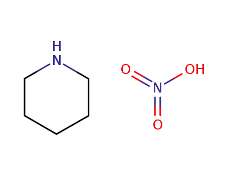 Molecular Structure of 6091-45-8 (Piperidine, nitrate)