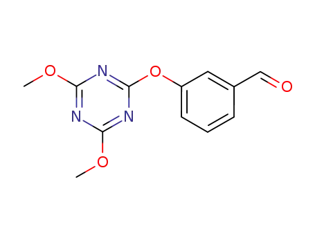 Molecular Structure of 163684-99-9 (3-(4,6-Dimethoxy-[1,3,5]triazin-2-yloxy)-benzaldehyde)