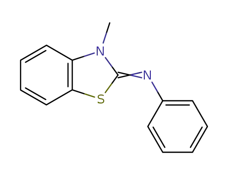 N-(3-methyl-1,3-benzothiazol-2(3H)-ylidene)aniline