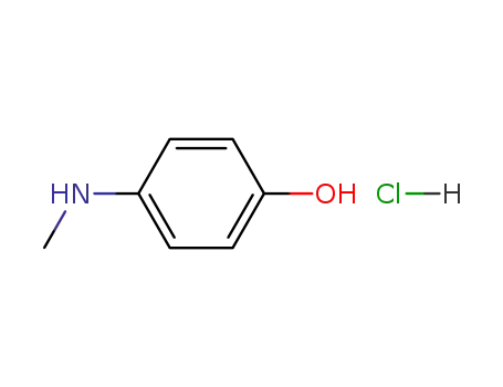 Molecular Structure of 22906-85-0 (4-methylamino-phenol; hydrochloride)