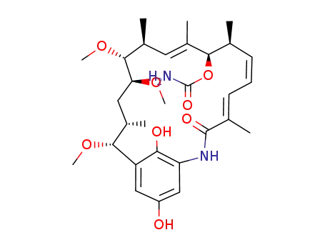 Molecular Structure of 73341-73-8 (macbecin II)