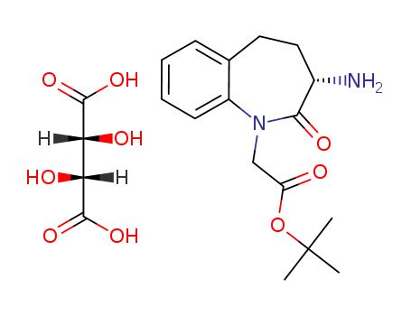 (S)-3-Amino-2,3,4,5-Tetrahydro-2-oxo-1H-1-Benzazepine-1-acetatic acid1,2-dimethylethyl ester,(2R,3R)-2,3-dihydroxybutanedioate(1:1)