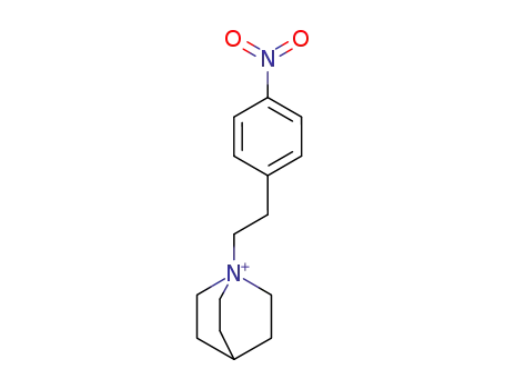 Molecular Structure of 73997-54-3 (N-[2-(p-nitrophenyl)ethyl]quinuclidinium)