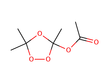 Molecular Structure of 118319-99-6 (3-acetoxy-3,5,5-trimethyl-1,2,4-trioxolane)