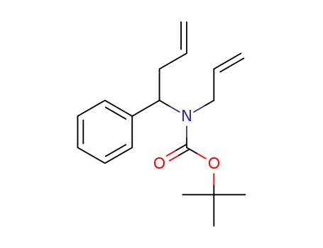 N-allyl-N-(tert-butoxycarbonyl)-1-phenylbut-3-en-1-ylamine