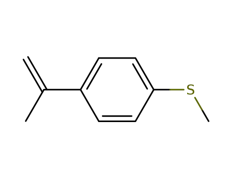 Molecular Structure of 74362-50-8 (methyl (4-(prop-1-en-2-yl)phenyl)sulfane)