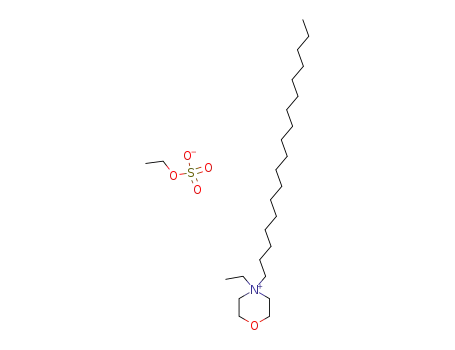 Molecular Structure of 10096-64-7 (ethyl 4-ethyl-4-octadecylmorpholinium sulphate)