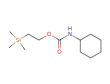 Molecular Structure of 84906-66-1 (Carbamic acid, cyclohexyl-, 2-(trimethylsilyl)ethyl ester)