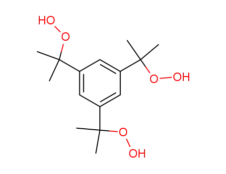 Molecular Structure of 3361-69-1 (Hydroperoxide, [1,3,5-benzenetriyltris(1-methylethylidene)]tris-)