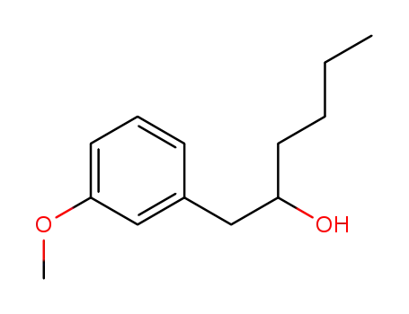 Molecular Structure of 1250895-32-9 (1-(3-methoxyphenyl)hexan-2-ol)